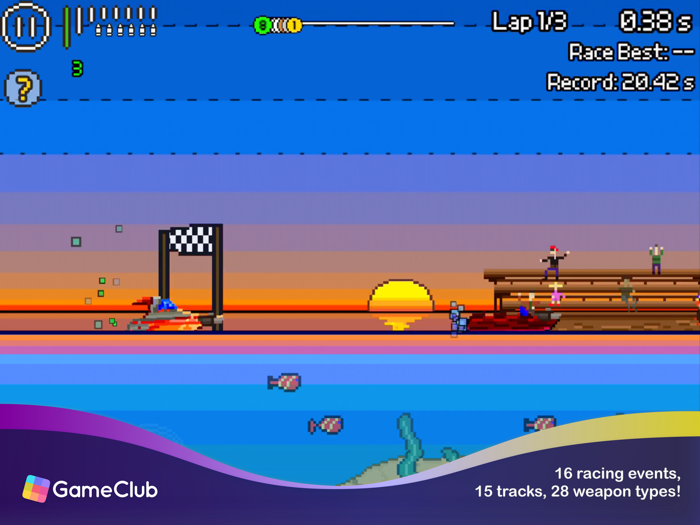 Pixel Boat Rush - GameClub