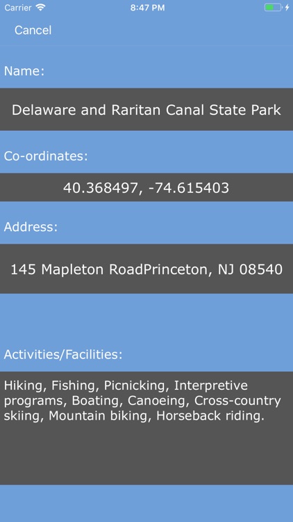 New Jersey State Parks_