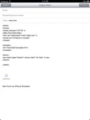 Текстовый редактор web и html. айпад изображения 4