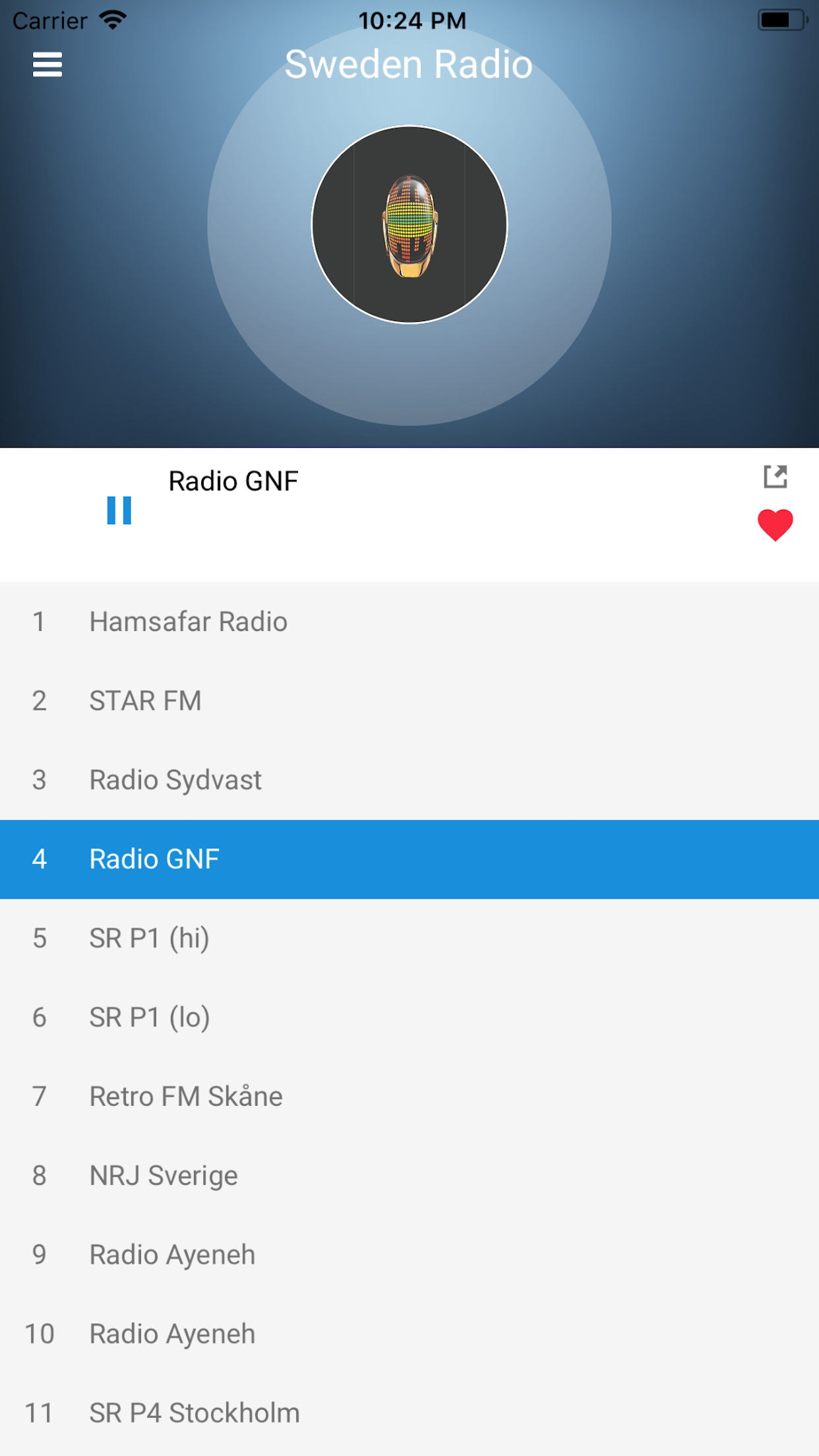 Sweden Radio Station: Swedish screenshot 5