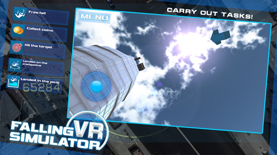 #2. Falling VR Simulator (iOS) 由: Irina Ivanova