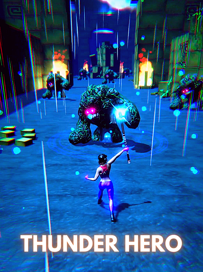 Thunder Woman Superhero