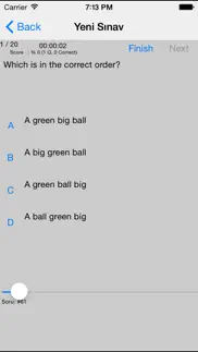 english grammar quizzes games iphone screenshot 2