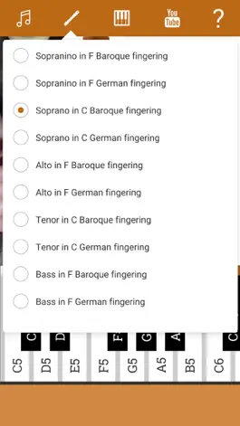 Game screenshot 2D Recorder Fingering Chart apk