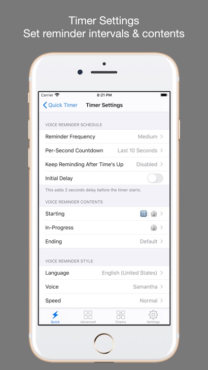 1Timer - Voice Timer screenshot-5