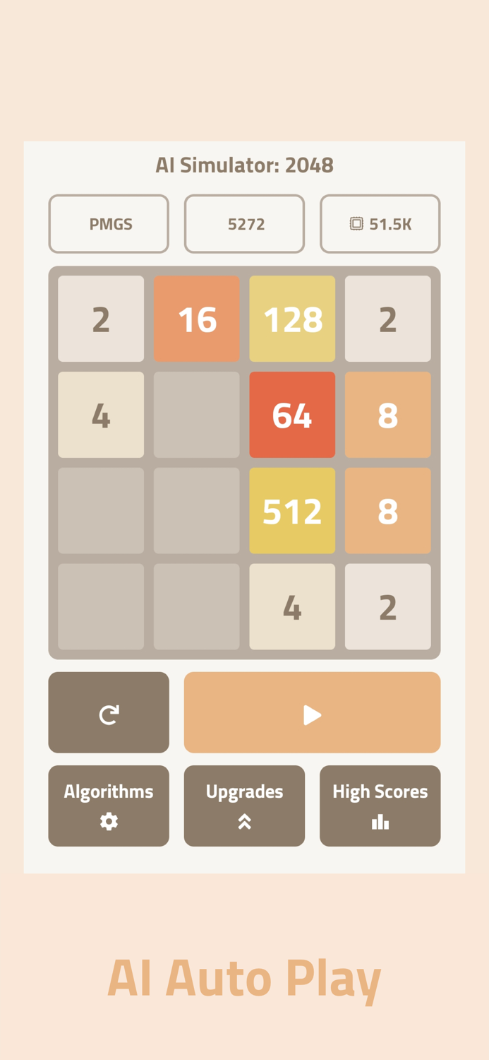 AI Simulator 2048