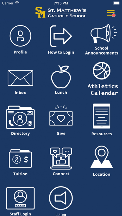 St. Matthew's Catholic School Screenshot