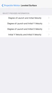 projectile motion calculator iphone screenshot 2