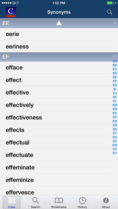 Companion Synonyms Screenshot