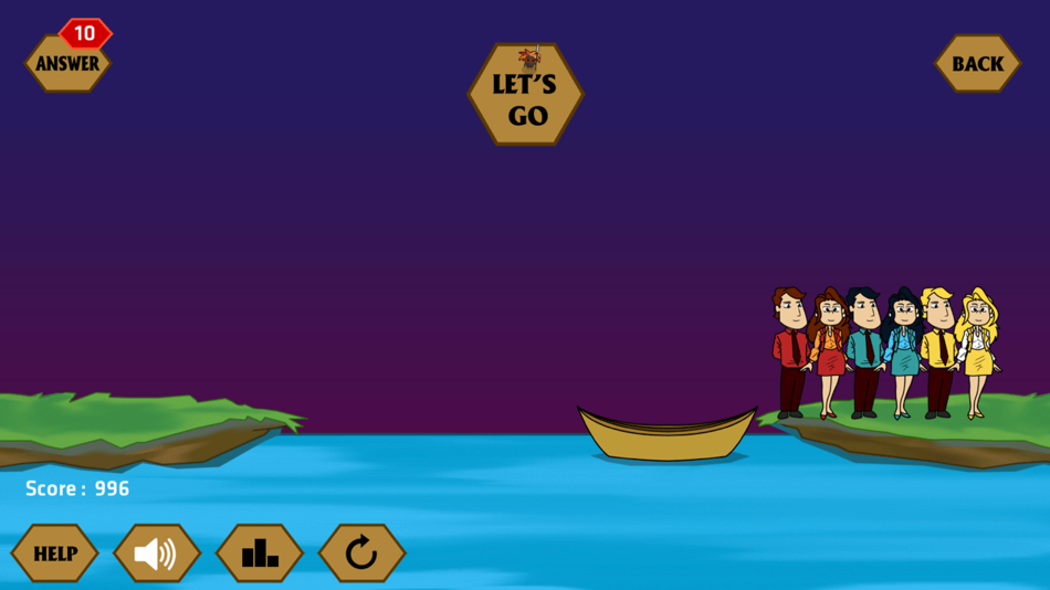 #5. River Crossing IQ - IQ Test (iOS) By: Tiep Le
