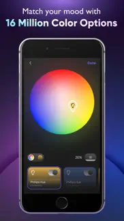 led light controller - hue app iphone screenshot 3