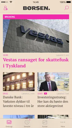 Børsen screenshot 1