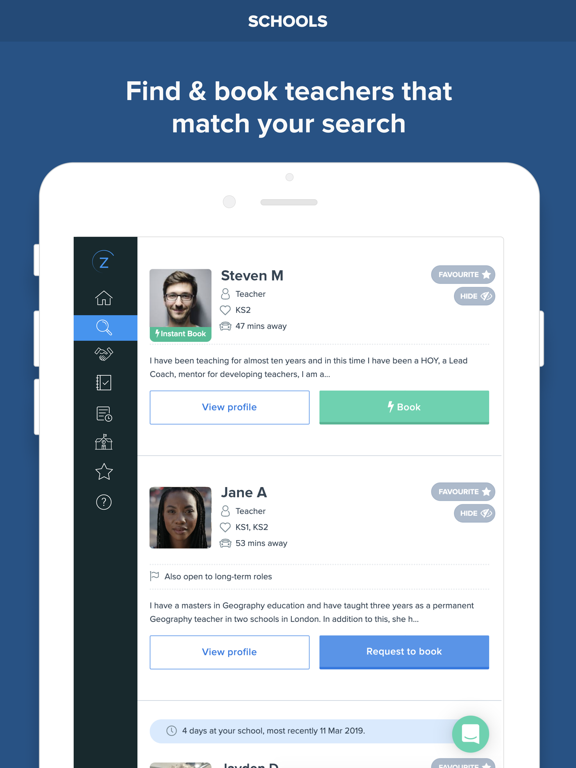 Zen Educate iPad screenshot 6 - Business app