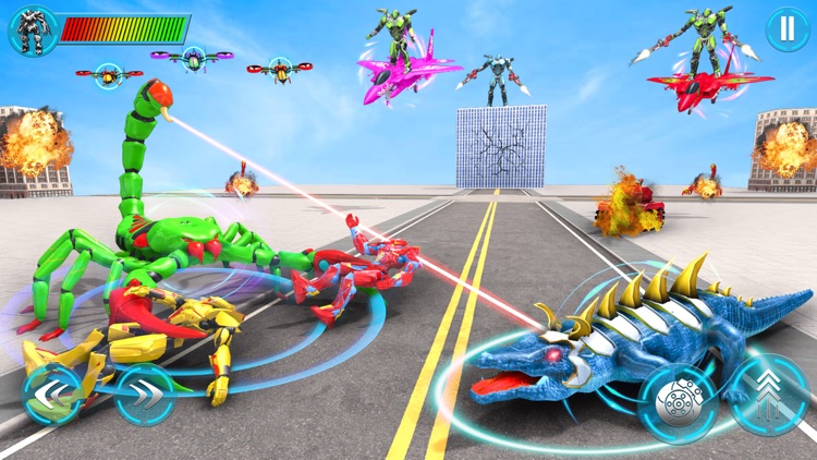 Scorpion Robot Transform Games screenshot-3