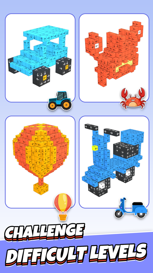 #4. Tap Out Blocks:3D Block Puzzle (iOS) 来自: Longwind Studio