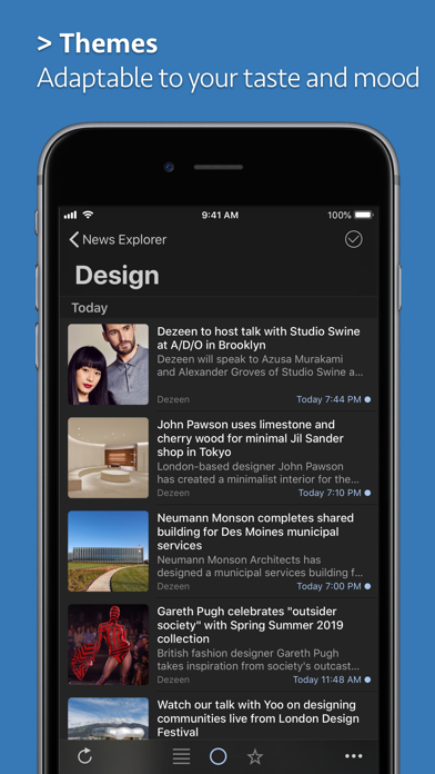 News Explorer Screenshot