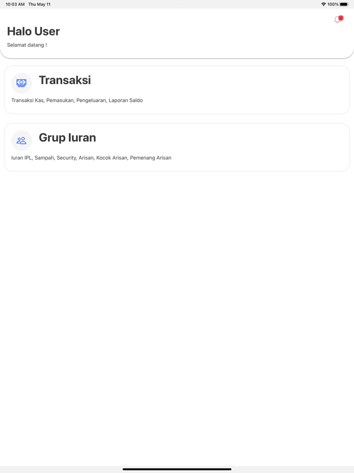 Cash Book and Contribution