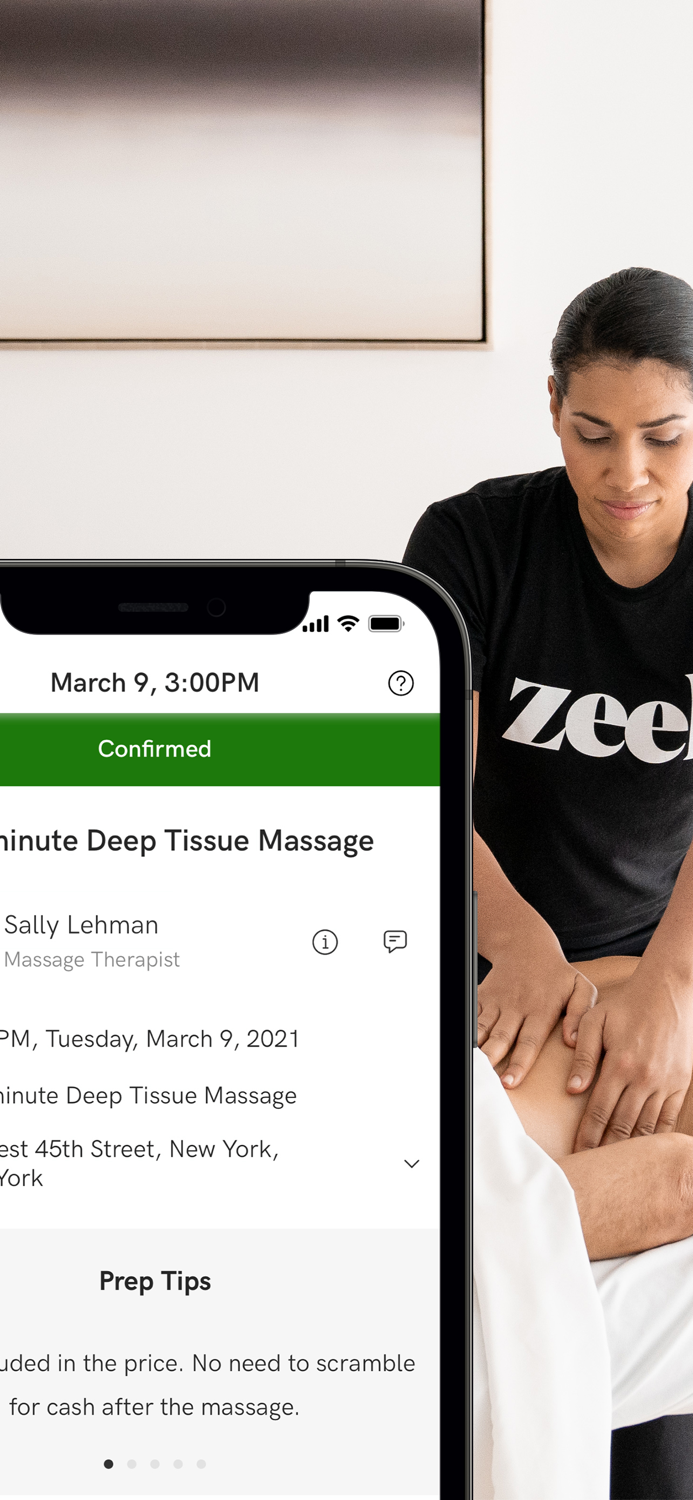 Zeel In-Home Massage Therapist