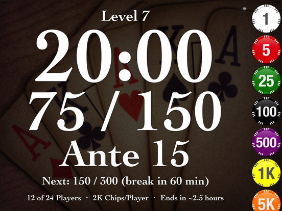 Texas Holdem Poker Timerのおすすめ画像1