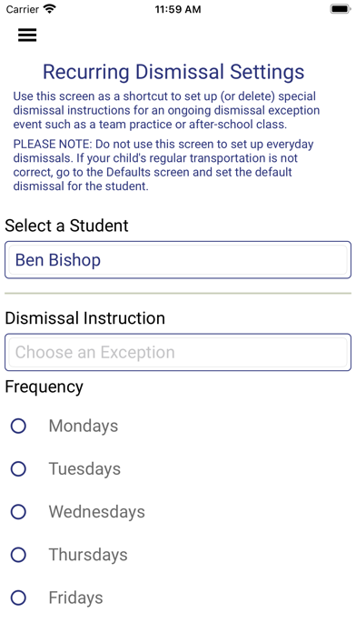 School Dismissal Manager (SDM) Screenshot