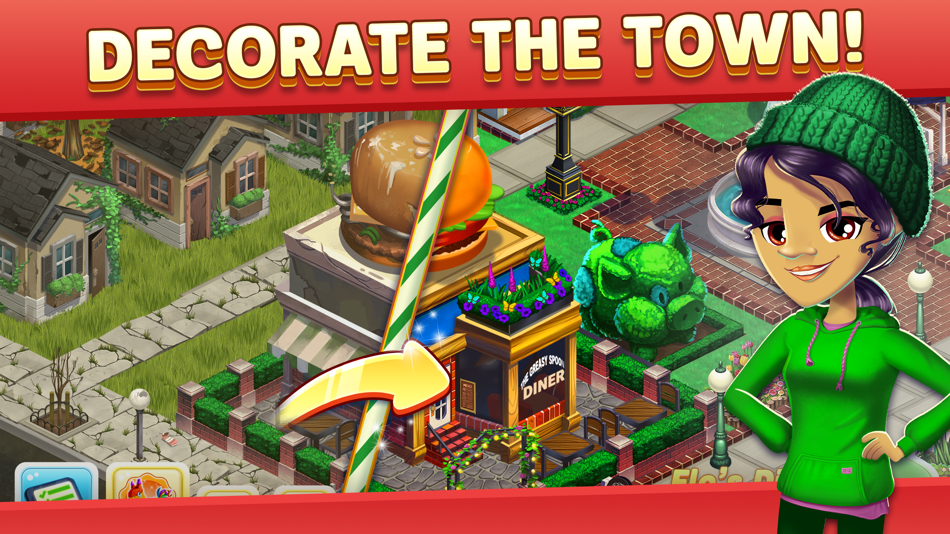 #5. Diner DASH Adventures (iOS) 来自: Glu Games LLC