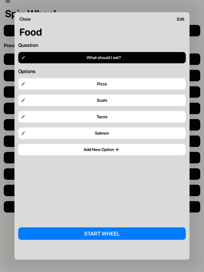 Decision - Spin Wheel