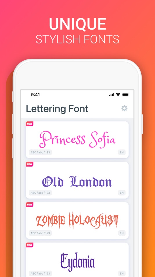 #1. Fonts X for iPhones: Keyboard (iOS) 由: SKA GAMES LIMITED