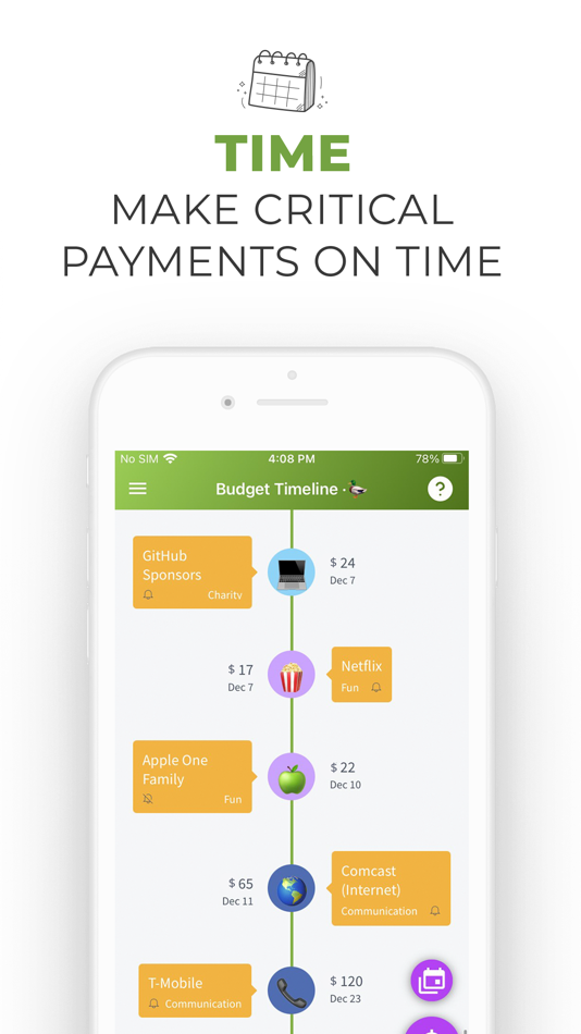 #7. 4Ducks: Budget, Bill tracker (iOS) 来自: TYGERTEC, LLC