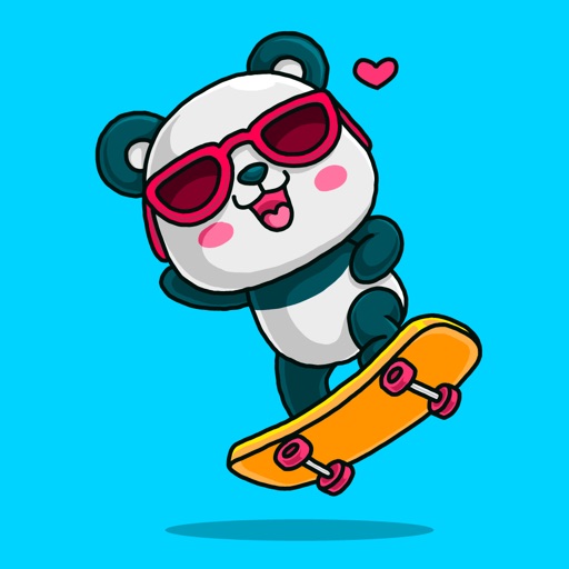 Fun Panda Stickers icon