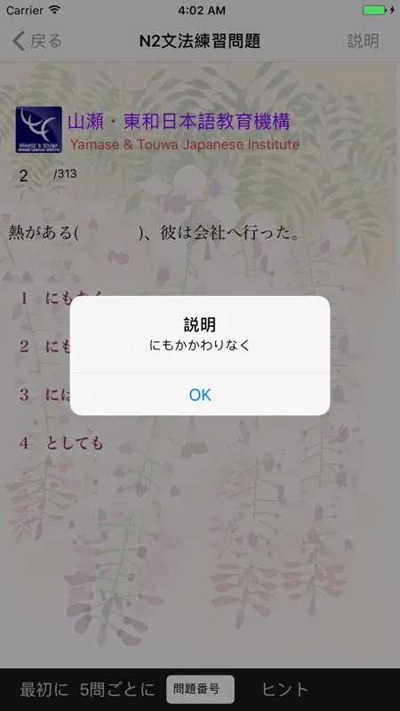 新しい日本語検定試験N2文法のまとめ screenshot 8 of 10