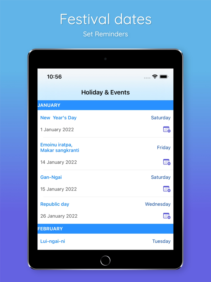 Manipuri Calendar App