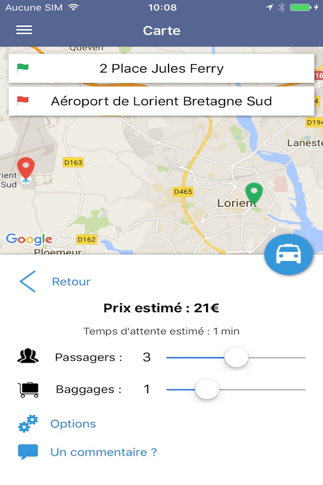 Taxi Lorient screenshot 3