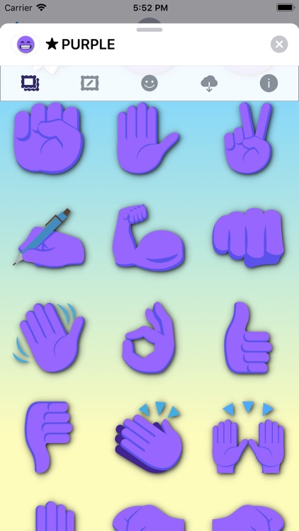 PURPLE Emoji • Stickers screenshot-9