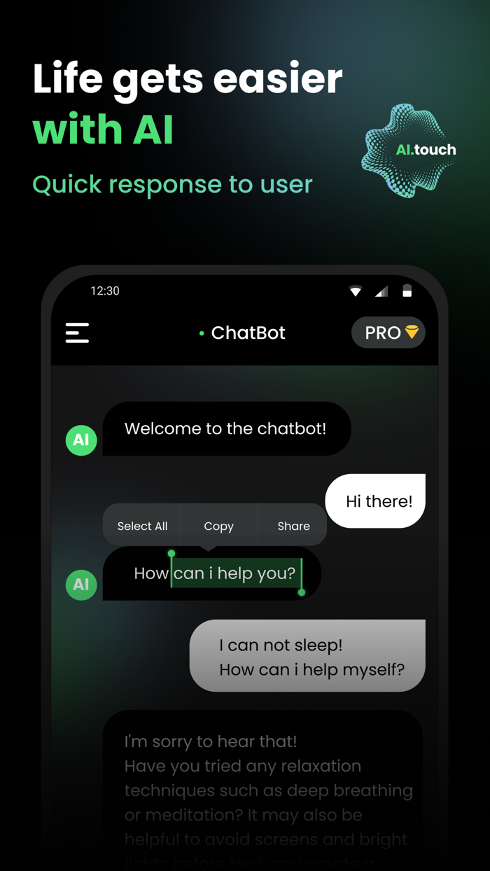 Touch AI - Chat AI Bot
