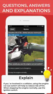 motorcycle theory test uk 2023 iphone screenshot 3