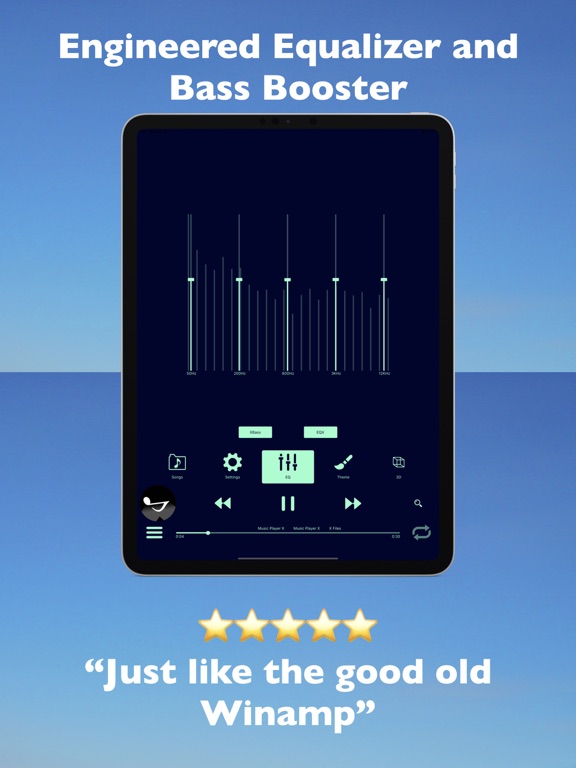 Screenshot #5 pour Music Player X : Equalizer