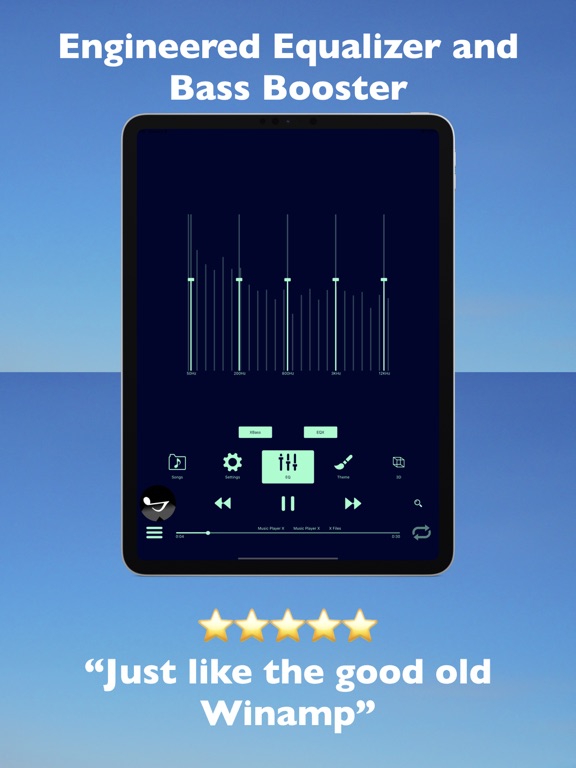 Music Player X : Equalizer screenshot 2