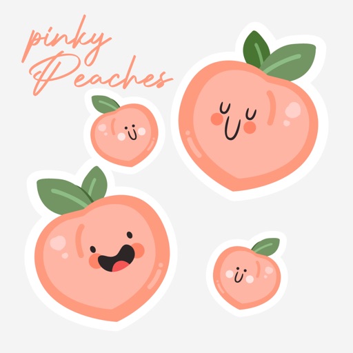 Peach Stickers icon