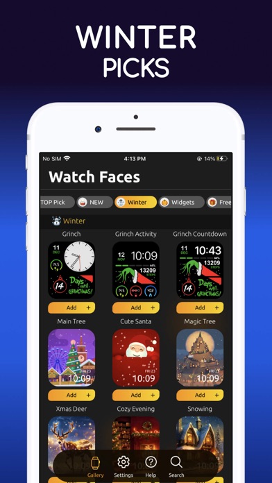 Watch Faces Gallery & Widgets Screenshot