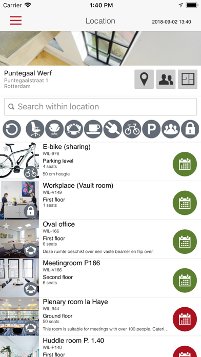 Officebooking Screenshot