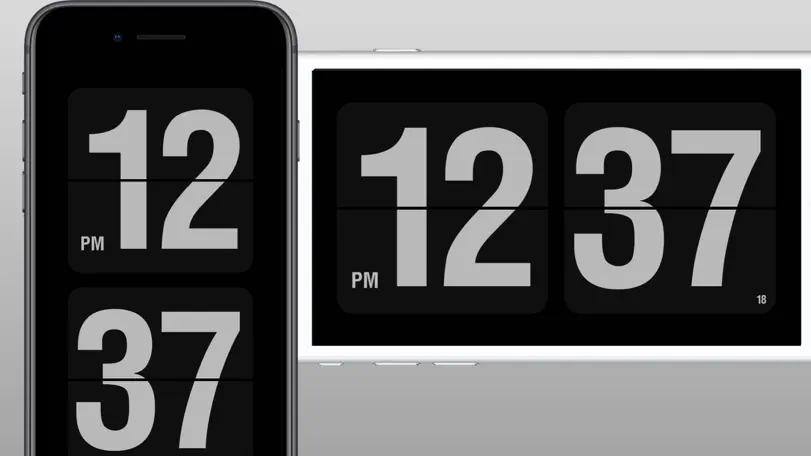 Flip Clock - 待受画面デジタル時計ウィジェット App Store screenshot 2