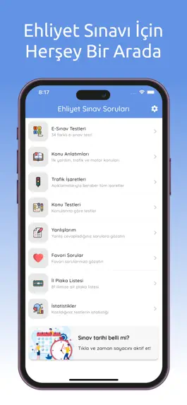 Game screenshot Ehliyet Sınav Soruları E-Sınav mod apk