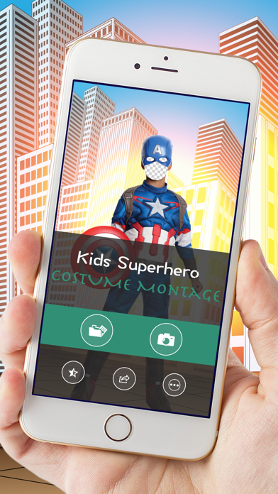 Kids Superhero Costume Montage Screenshot
