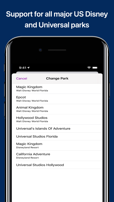 Wait Times for Disney Parks Screenshot