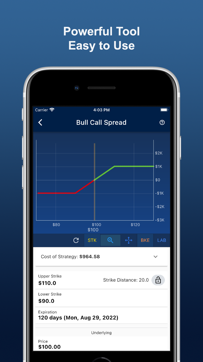 Optactic Option Strategy Tool