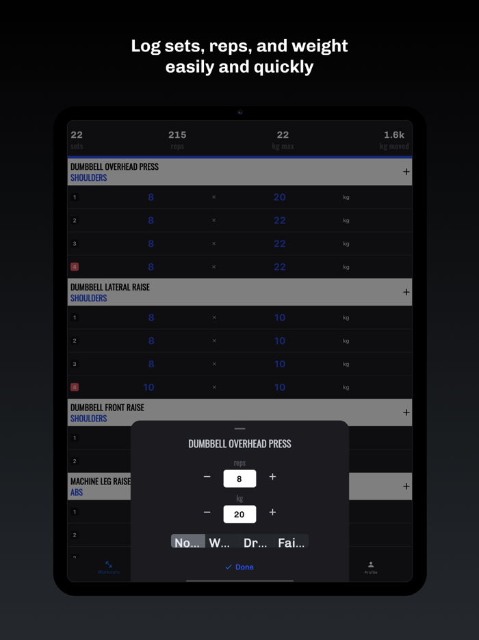 Gains - Workout Tracker