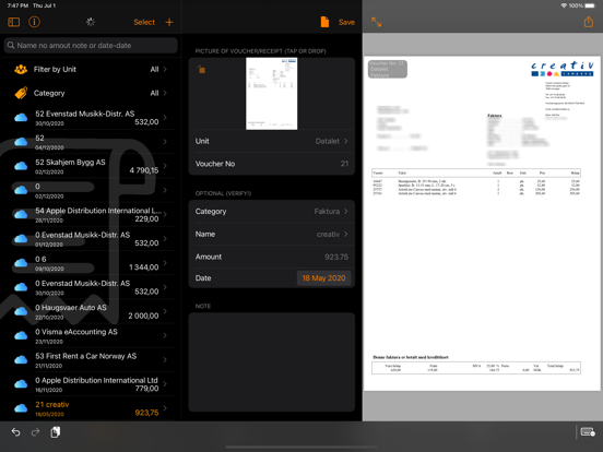 Screenshot #4 pour Bilag Cloud