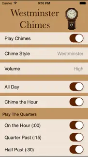 westminster chimes standard iphone screenshot 1
