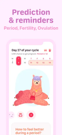Game screenshot Period tracker Pinkllama hack