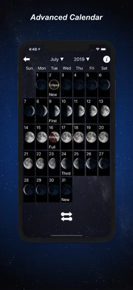 Game screenshot Lunar Phase - Moon Calendar apk